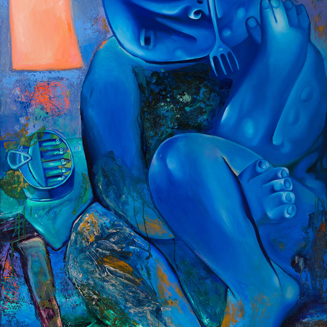 _Nights of June_ Oil on Canvas. 150 x 105 cm